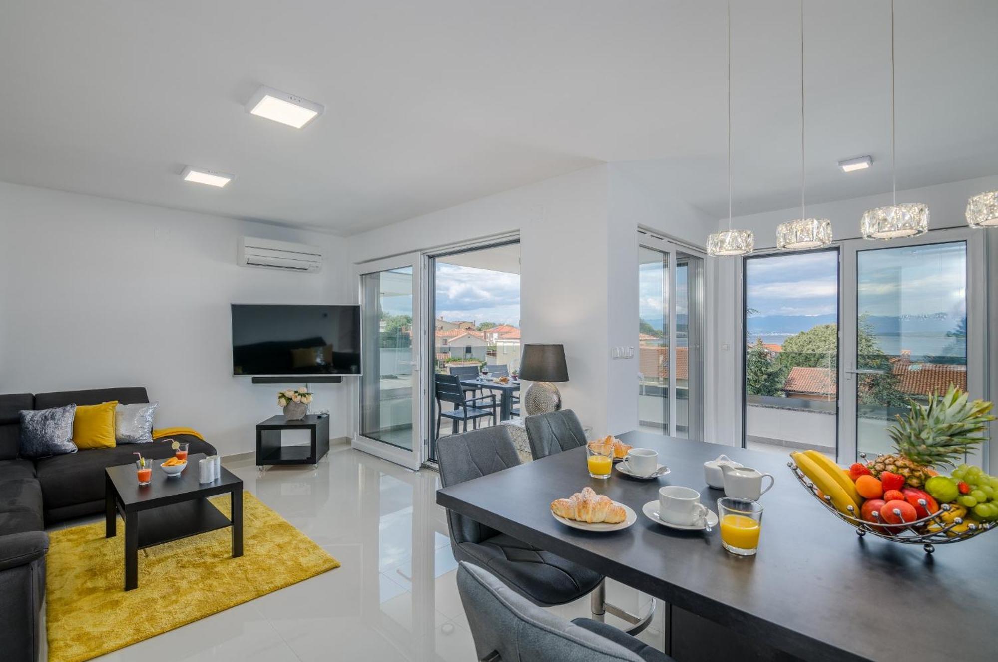 Apartments Elle Luxury Vantacici Malinska Habitación foto